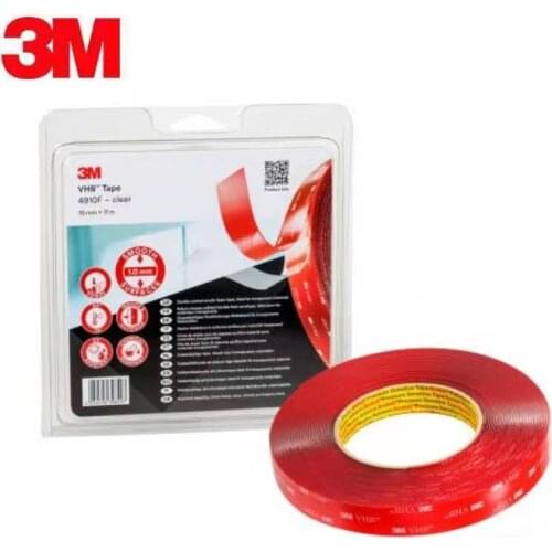 1.0MM Thick 3M VHB 4910 Double Sided Tape High Temperature Taransparent Clear Acrylic Foam Adhesive For Car /Office/Home Decor