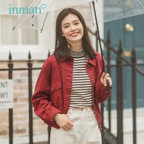 Женские красные куртки INMAN China At AliExpress