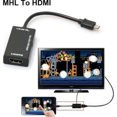 Micro usb to HDMI-compatible adapter cable mirco usb to hdmi high-definition conversion cable mobile watch TV