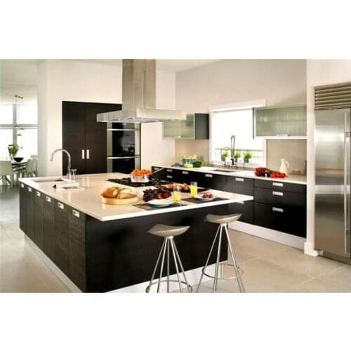 China kitchen cabinets black color