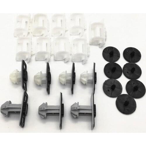 1Set OEM Side Skirt Mounting Clips Kit Side Rocker Molding Clips Kit For A6 S6 A6L A6 Allroad 4G0 898 909 4G8 853 909 B