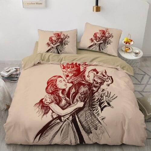 3D Printing Death Skull Serials Bedding Set Halloween Diablo Duvet Cover Comforter Bed Set 3D Quilt Queen King Size Bed Linens