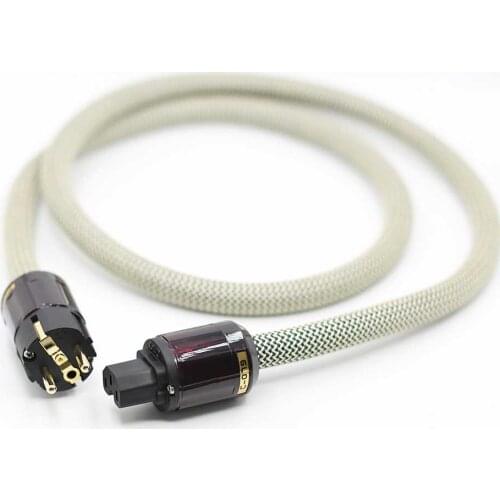 One piece Copper European Power Cord Cable With P079E C079 Power Plug hifi Power Cable