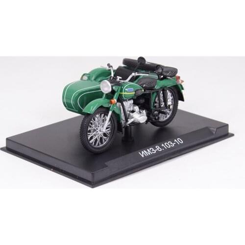 Diecast Model 1/24 Soviet URAL Alloy Three-wheeled Off-road Motorcycle Motorbike Model Adult Collection Display Gift Toy