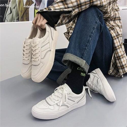 Mens Shoes New Small White Shoes Microfiber Leather Low Help Casual Mens Shoes Net Red Tide Shoes Men Fashion Sneakers