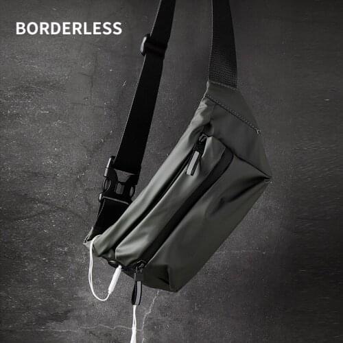 Mens ins super-fire personality fashion backpack tide brand purse mens waterproof shoulder messenger bag