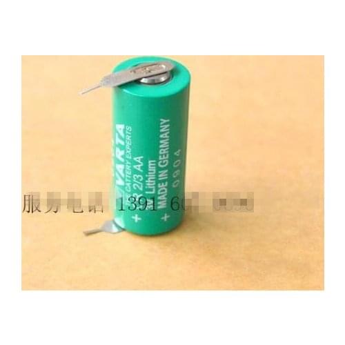 5PCS Germany original CR2/3AA lithium battery with 2pin soldering feet 6237701301