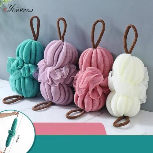OYOREFD Portable Shower Bath Ball Soft Mesh Bath Flower Exfoliation Scrubber Bath Sponge Body Brush Bathroom Accessories
