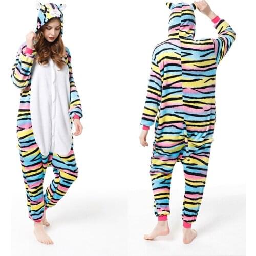 Boys Girls Unicorn Cat Animal Pajamas Cute Panda Cartoon Onesies Kids Pijama Winter Children Pyjamas Sleepwear Overalls Homewear