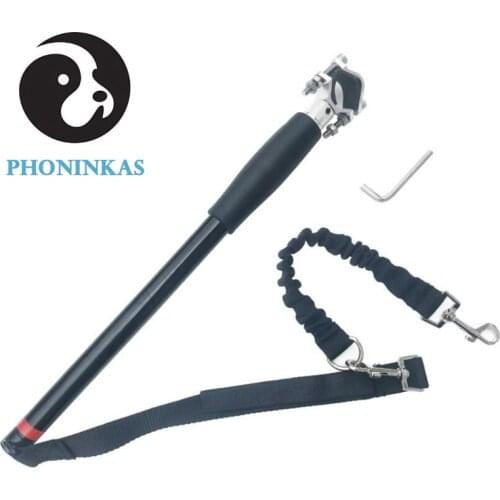 Dog Bicycle Bike Exerciser Leash Attachment Distance Keeper Hands Free Lead Pets Leash Elastic Dog Bicycle Traction Belt Rope