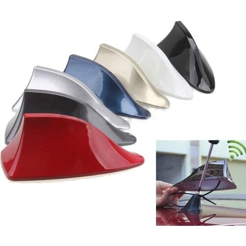 Car Decoration Shark Fin With Signal Radio Dedicated For Roof Tail For Modification Without Punching