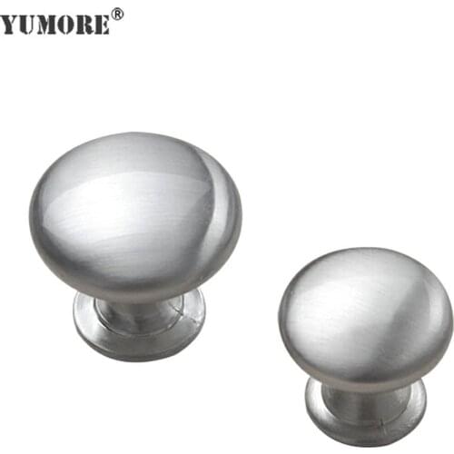 YUMORE 10Pcs Cupboard Handle Satin/Polished Kitchen Furniture Handles Cabinet Door Knob Wardrobe Drawer Pulls Bar Hardware