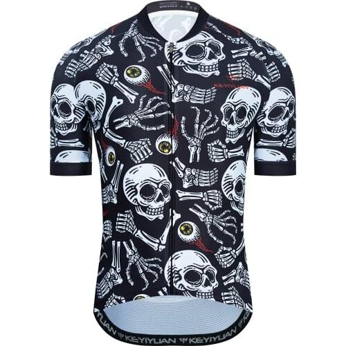 KEYIYUAN Men Cycling Jerseys Short Sleeves Bike Shirts Summer Man Top Cycle Clothes Camiseta De Ciclismo Masculino Maillot Velo