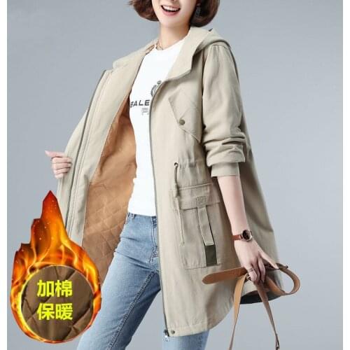 2021 Winter Women coat Hooded Warm Thicken Coat Wadded Jacket Female Cotton-Padded Mother Jaqueta Feminina Thick Windbreaker