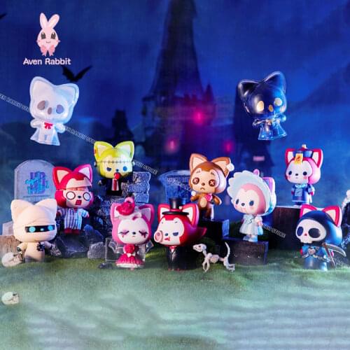 Blind Box Toys Ali the Fox Dark Castle Blind Box Guess Bag Caja Ciega Blind Bag Toys Anime Figures Cute Model Girl Birthday Gift