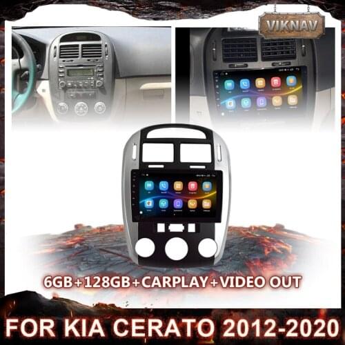 Car Radio Android 10.0 For Kia Cerato 2012-2020 Multimedia Video Player Navigation GPS 2din dvd HD Screen Tape Recorder Stereo