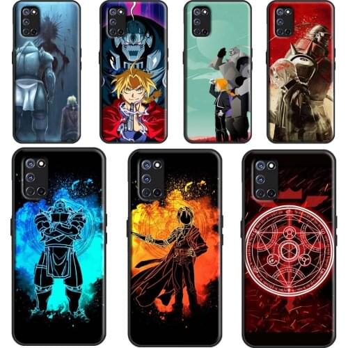 Fullmetal Alchemist For OPPO A52 A72 A92 A1K A15 A83 A91 A93 A5 A9 A31 A53 2020 F5 F7 Reno 2 Z A3S A5S Cover