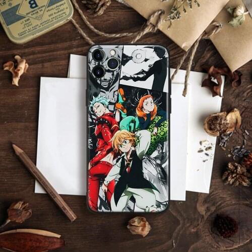 The Seven Deadly Sins Anime Phone Case For IPhone 11 12 Mini Pro XS Max X XR 6s 7 8 Plus SE Soft TPU Glass Cover