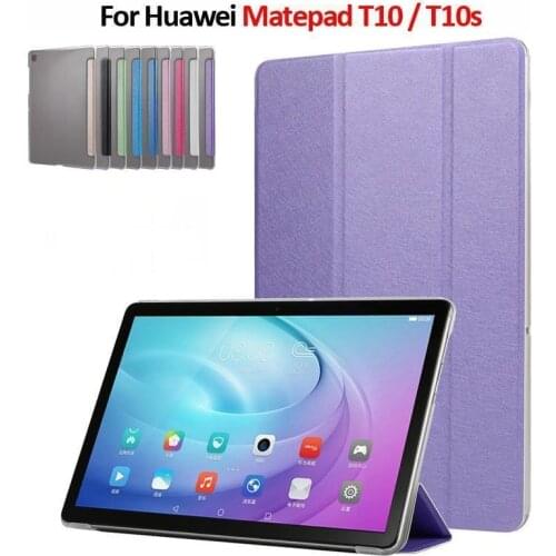 Tablet For Huawei Matepad T10s T 10s Case 10.1" AGS3-L09/W09 PU Leather Hard Back For Huawei Mate pad T10 Case 9.7" AGR-L09/W09