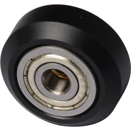 Black POM Deep groove ball bearings 625zz outer diameter 24mm, inner hole 5mm, thickness 11mm matched with 20 series profile