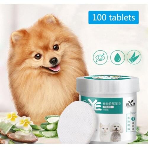 Pet Eyes Cleaning Wipes Paper Towels Dogs Cats Tears Remover Non-intivating Grooming Wet Wipe
