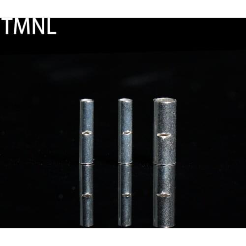 DIY Electrical Repair Butt Wire Connector Copper Tinned Splice Crimp Terminal Sleeve Bare Terminals Crimping BN1.25/2/5.5