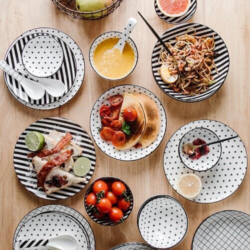 Glaze Suit Plate Tableware Northern Europe Wind The Lottery Bowl Household Freedom Enamel Down Color New 4.5 Inch Rice Bowl Soup