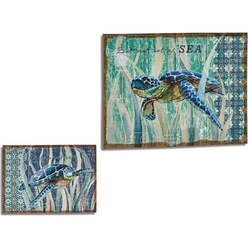 Canvas linen Canvas Tortoise (70 x 3 x 50 cm)