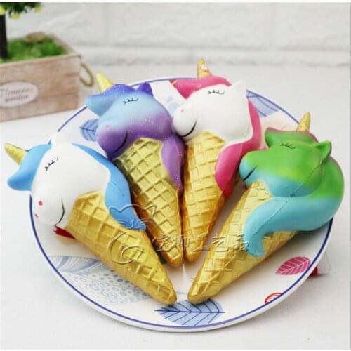 Squishy pony Kawaii Unicorn Horse Animal Squishies Slow Rising Stress Relief Squeeze Toys for Kids