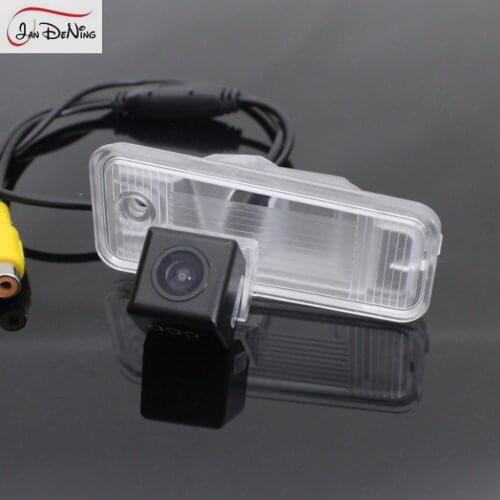 JanDeNing HD CCD Car Rear View Parking/ Backup Reverse Camera/ License Plate Light OEM For Hyundai Grand Santa Fe 2013-2015