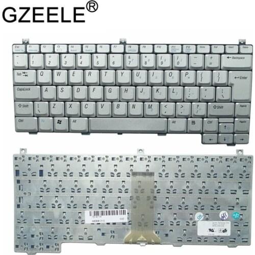 GZEELE NEW for Dell XPS M1210 PP11S US Silver Keyboard NG734 0NG734 CN-0NG734 English US Laptop Keyboard