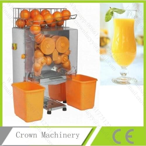 Commercial 304 Stainless steel automatic electric orange juicer, industrial orange juicer machine