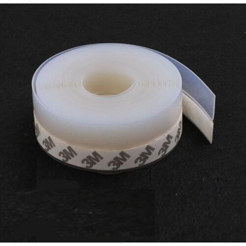 5M Door Bottom Seal Strip Weather Window Rubber Seal Weatherstrip Windproof Dust Self Adhesive Door Windshield Sealing Tape