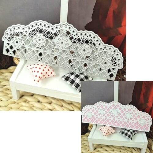 Suitable for festival metal cutting die and DIY scrapbook greeting card album making 3D creative flower edge lace 2020 NEW