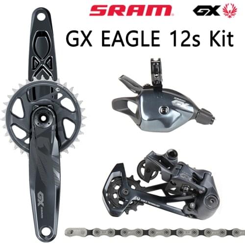2021 SRAM GX EAGLE 1X12 12 Speed Bicycle Groupset Kit Groupset Rear Derailluer Shifter Trigger Lever Chain Without K7 Cassette
