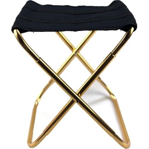 Outdoor Portable Aluminum Folding Chair Outdoor Fishing Hiking Beach Chair Foldable Aluminum Stool