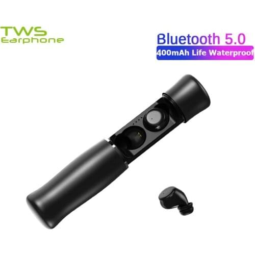 TWSearphone M12 HIFI Earbuds Touch-Control Earphone TWS Bluetooth 5.0 Intellgent Noise Canceling IPX5 Waterproof Mini Headsets