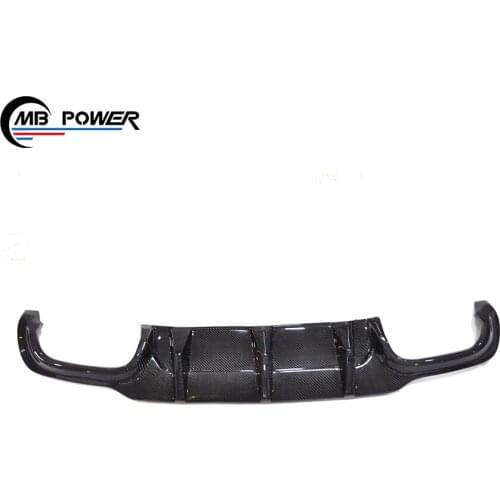 Carbon finber diffuser for C class w204 C180 C200 C280 C300 C63 V style carbon rear lip spoiler
