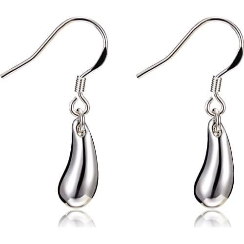 New Vintage Silver Color Drangonfly Drop Earrings Minimalist Small Earring for Women Girls Party Wedding Promise Jewelry