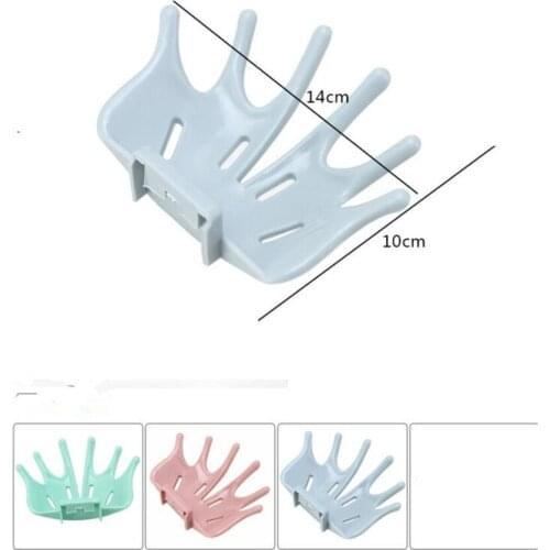 20pcs/lot Maple leaf Design PVC Soap Box Punch-free Strong Adhesive Soap Dishs Bathroom Drain Soap Holder Tray Accessories