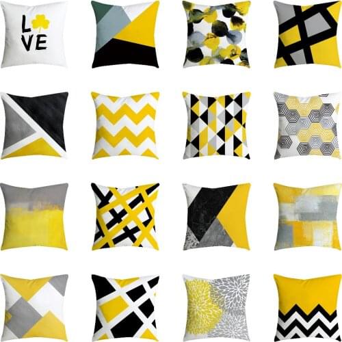 Irregular Geometric Pattern Pillow Case Cushion Cover 40x40cm Housse Coussin Housse De Coussin Pillowcases 40x40 Pillow Case
