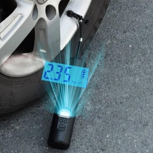 12V 150PSI Car Tyre Inflator LED Lighting Tire Inflatable Pump Portable Air Compressor for Cars Wheels Bicycle Tires Electric