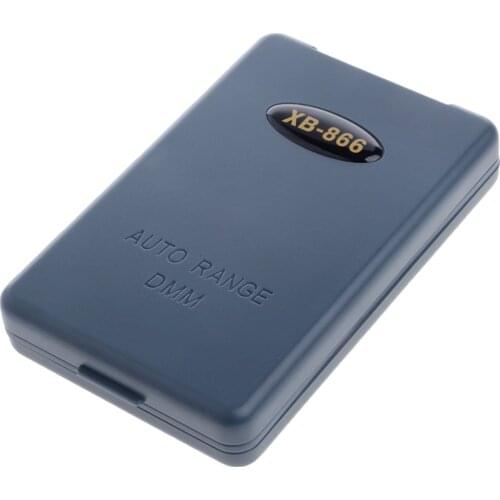 2018 XB866 Mini Auto Range LCD Voltmeter Tester Tool AC/DC Pocket Digital Multimeter