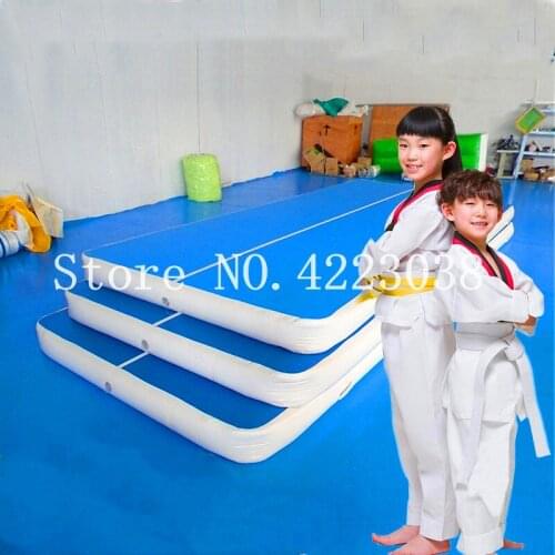 3M Inflatable Gymnastic Mat Taekwondo Flip Mat Household Air Track Floor Trampoline Yoga Mat Parkour Multifunctional Sports Mat