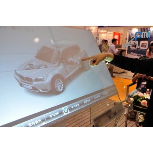 60 inch 2 points Interactive Transparent Touch Foil,usb touch foil film,touch film through glass window 16:9 format