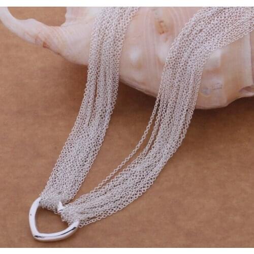 An534 Hot 925 Sterling Silver Necklace 925 Silver Fashion Jewelry Pendant /avyajnfa Bbcajsja