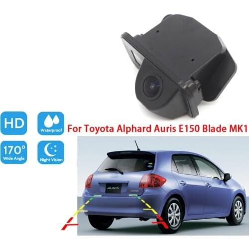 Car Rear View Reverse Camera For Toyota Alphard Auris E150 Blade MK1 CCD Full HD Night Vision Waterproof Back Up Parking Camera