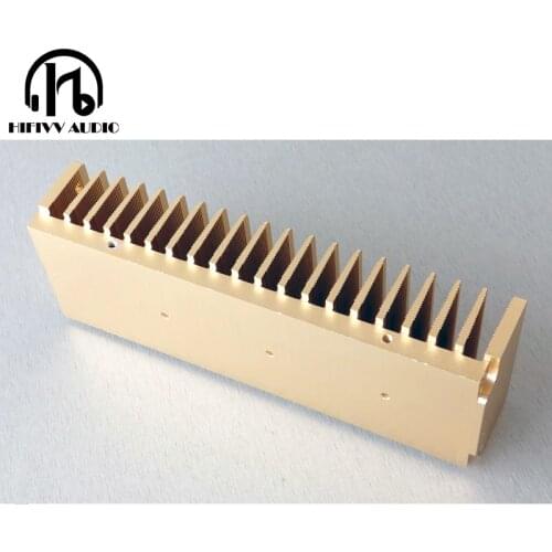 DIY radiator Aluminum heatsink Extruded heat sink for amplifier Electronic heat dissipation cooling cooler 200x68x40mm