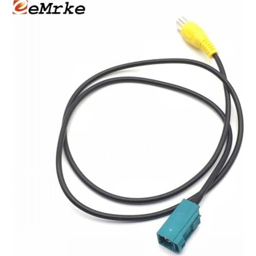 EEMRKE for Benz for Volvo Car Camera Adaptor Fakra RCA Cable Plug to Original Screen Comand PCM 2.1 / PCM 3.0 / NTG2.5 / NTG4