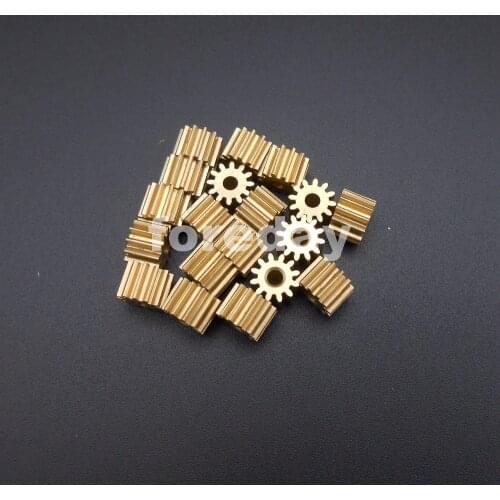 20PCS X 12T2.3A Brass Gear 0.5 Modulus Teeth=12 Aperture 2.3mm DIY Model Accessories 12T Metal HQ 20PCS/LOT GEARS NEW *FD350X20